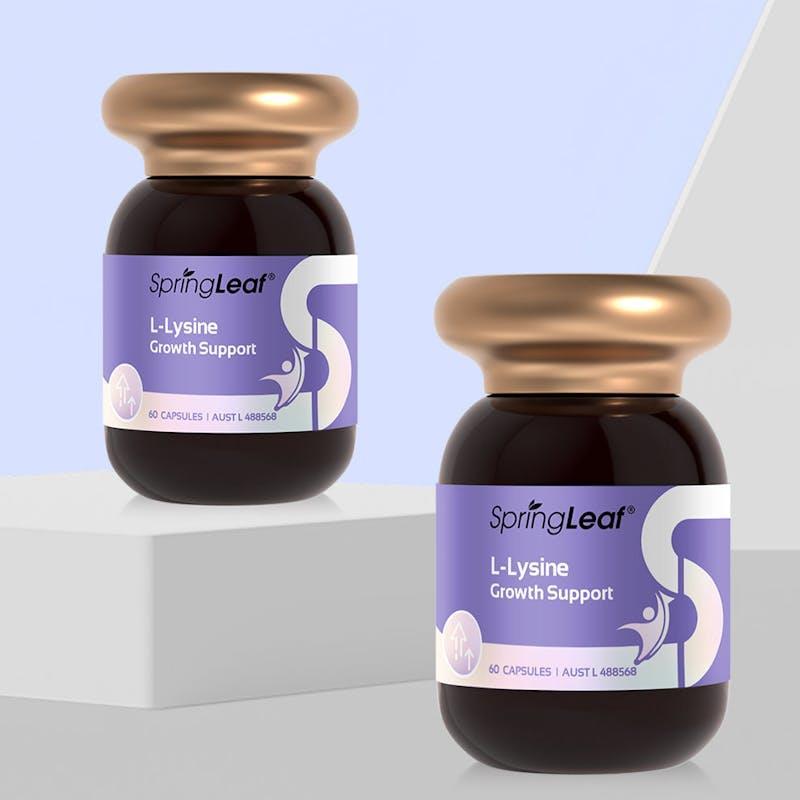 SpringLeaf L-Lysine Growth Support 120 Capsules
