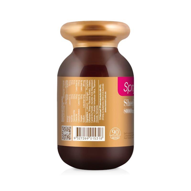 SpringLeaf Sheep Placenta 80000mg 180 Capsules