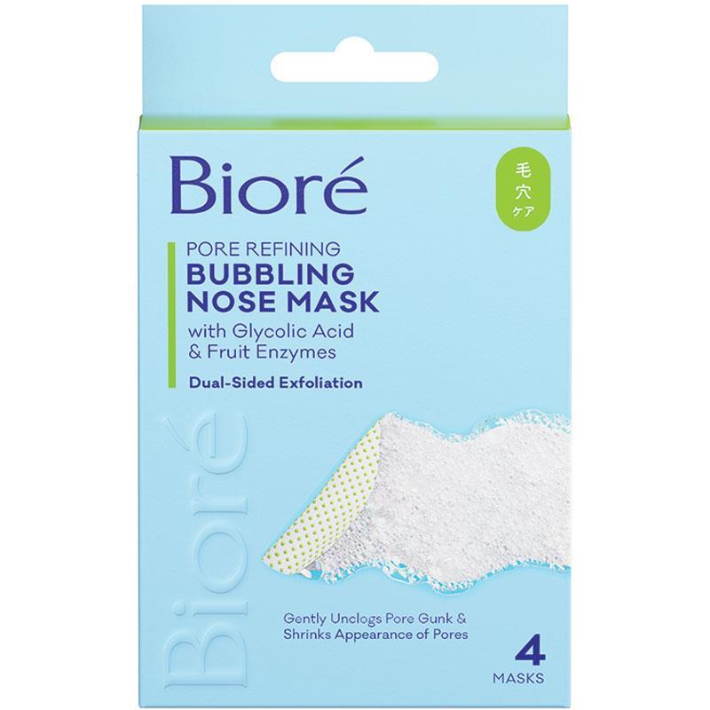 Biore Bubbling Nose Mask 4 Pack