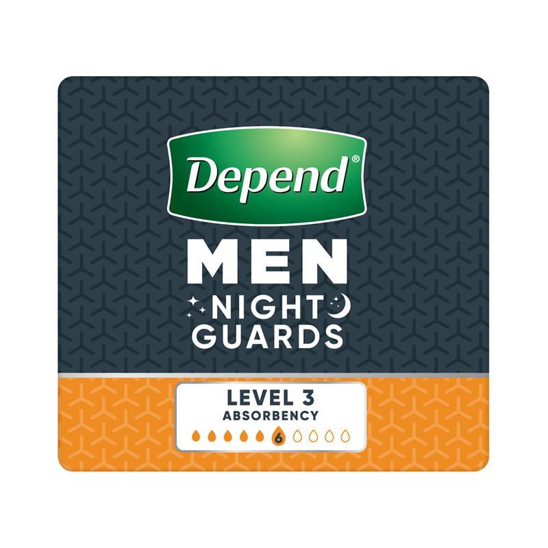 Depend Men Incontinence Guards Level 3 10 Pack