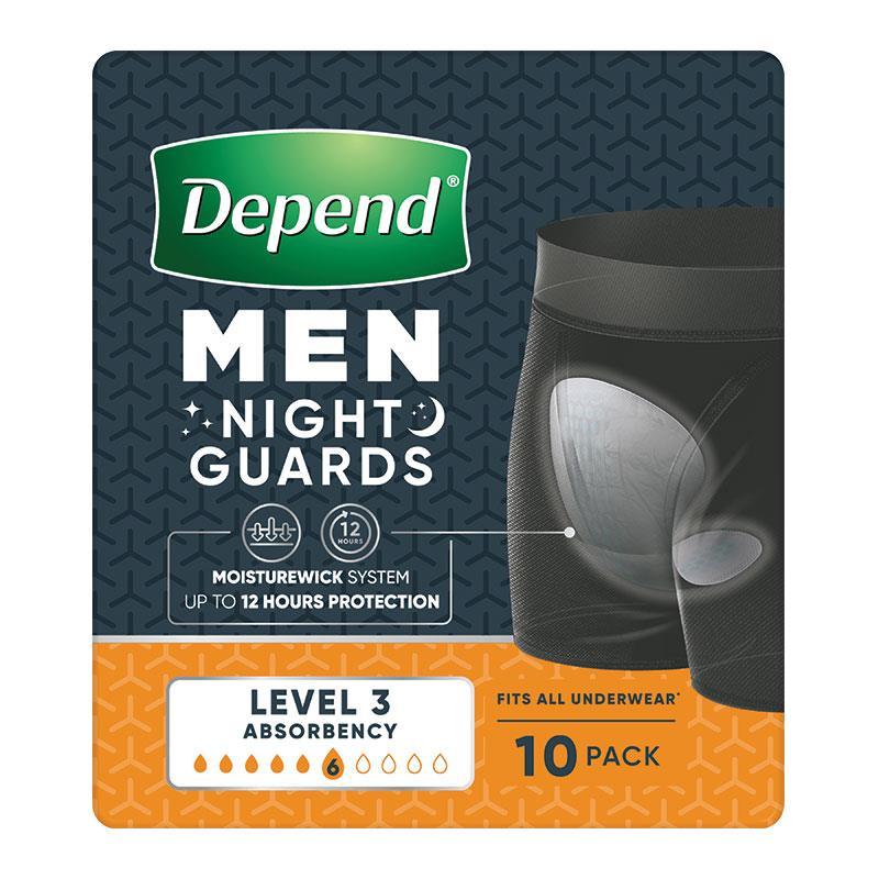 Depend Men Incontinence Guards Level 3 10 Pack