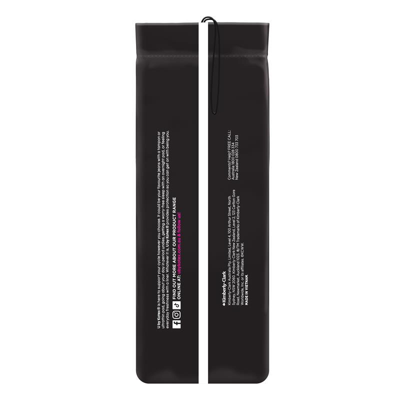 U by Kotex Extra Pads Super with Wings 12 Pack