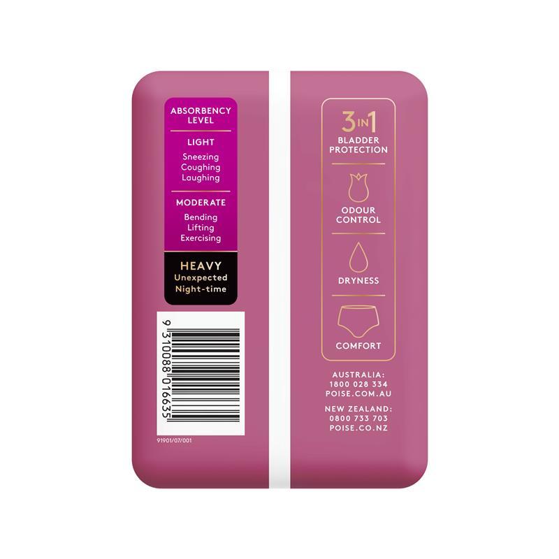 Poise Intimates Disposable Incontinence Pants Medium (71-97cm) 8 Pack