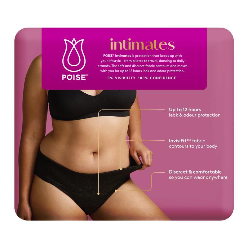 Poise Intimates Disposable Incontinence Pants Large (94-119cm) 8 Pack