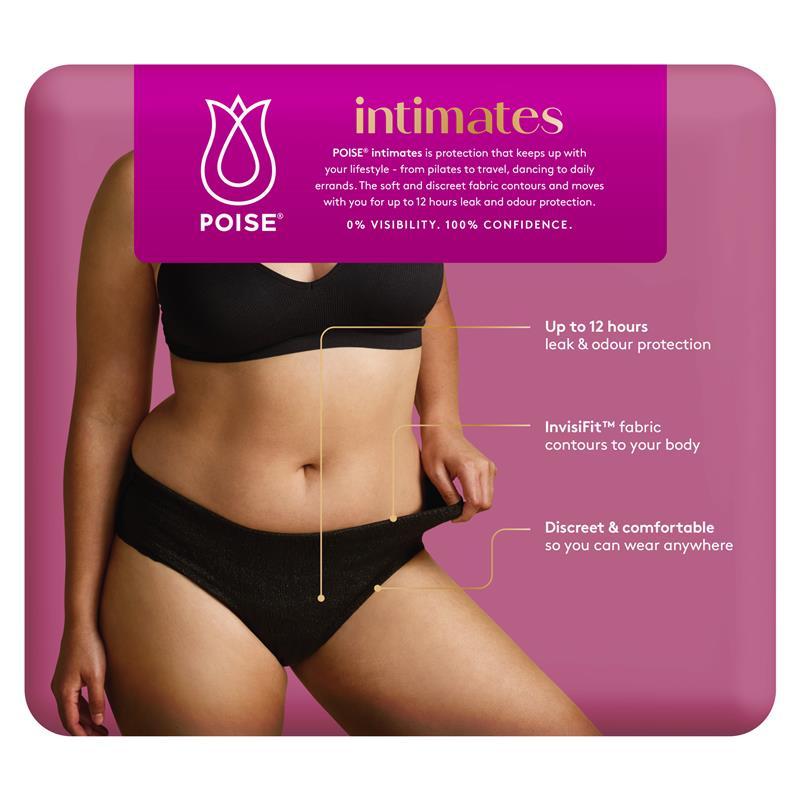 Poise Intimates Disposable Incontinence Pants Extra Large (117-140cm) 8 Pack