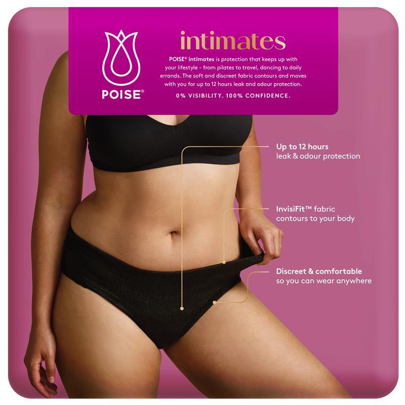 Poise Intimates Disposable Incontinence Pants XXL (135-157cm) 8 Pack