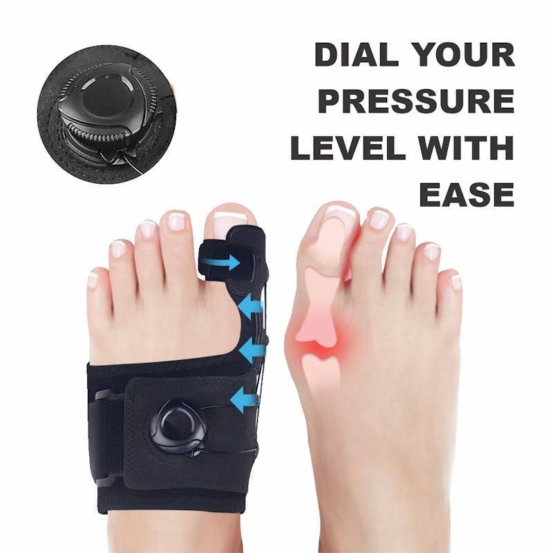 My Feet Hallux Valgus Bunion Wrap with Adjustable Knob Left Size