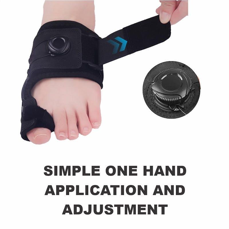 My Feet Hallux Valgus Bunion Wrap with Adjustable Knob Left Size