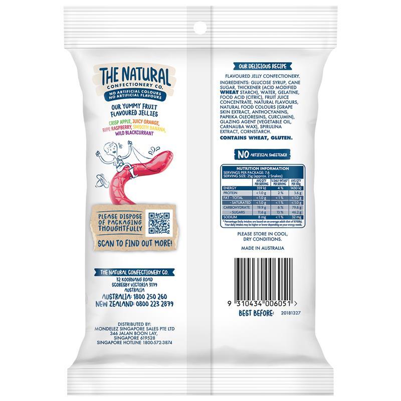 The Natural Confectionery Company Snakes 190g