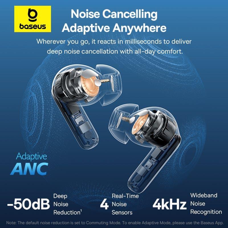 Laser Baseus BP1 Pro ANC Earbuds Cosmic Black