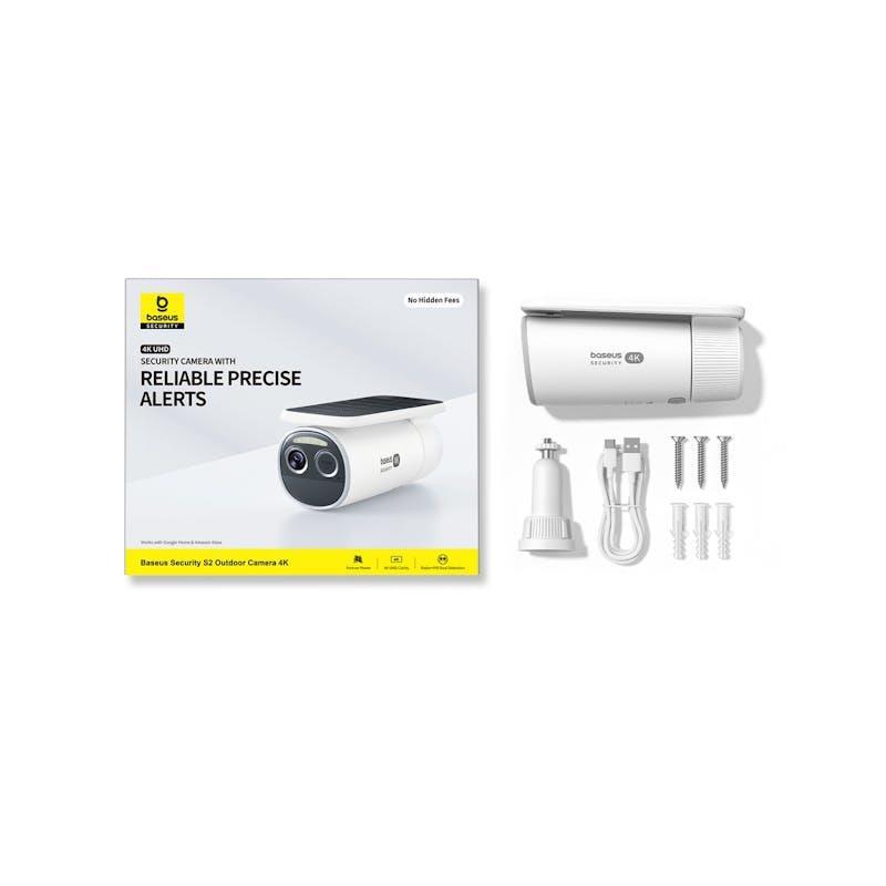 Laser Baseus Security S2 Outdoor Camera 4K White