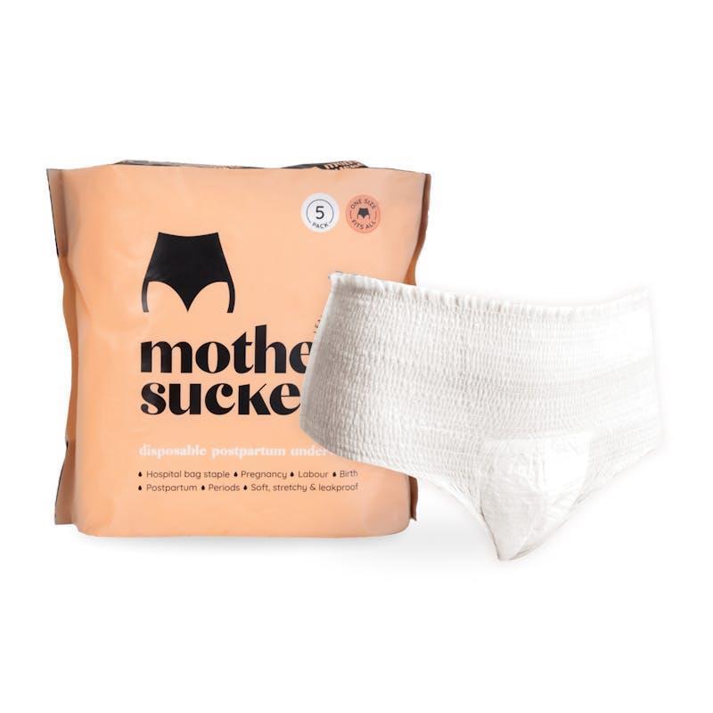 The Midwife Mumma Mother Suckers Disposable Briefs - 5 Pack One Size