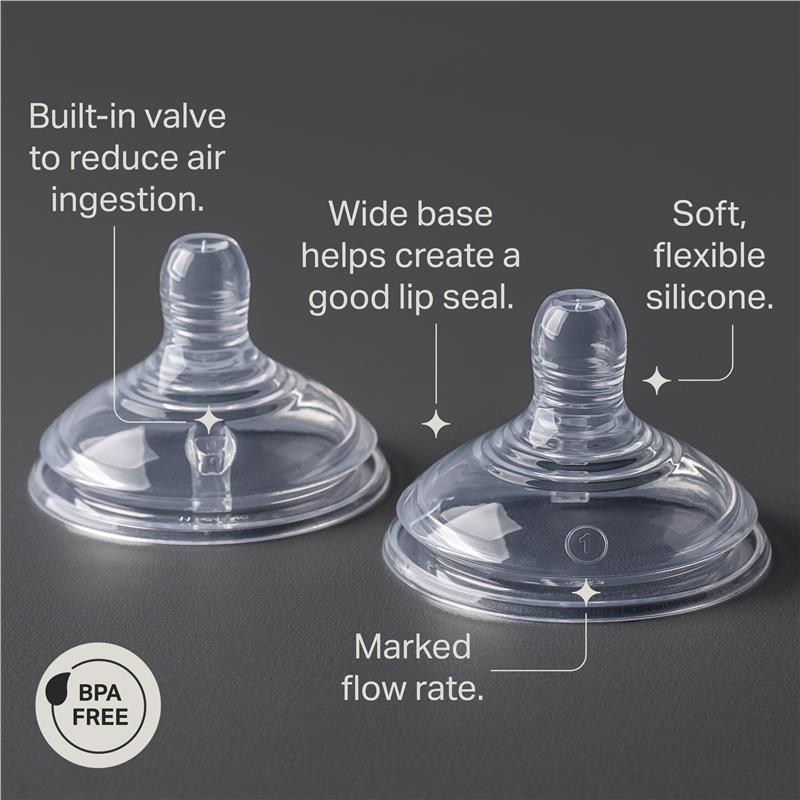 Tommee Tippee Natural Start Extra Slow Flow Teat 2 Pack