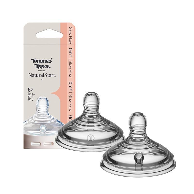 Tommee Tippee Natural Start Slow Flow Teat 2 Pack