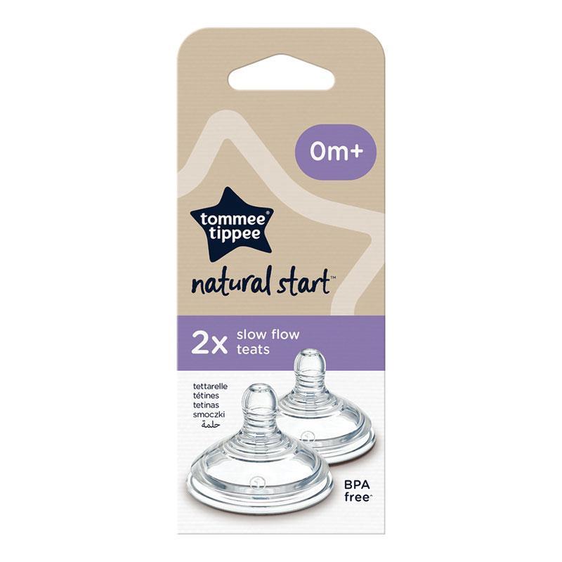 Tommee Tippee Natural Start Slow Flow Teat 2 Pack