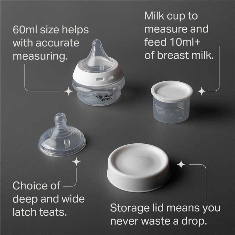 Tommee Tippee Natural Start First Feed 60ml Extra Slow Bottle