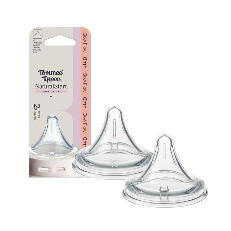 Tommee Tippee Natural Start Triangular Teat Slow 2 Pack