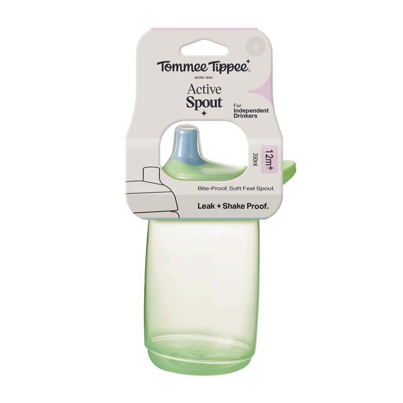 Tommee Tippee Active Spout Toddler Drink Bottle 12M+ 390ml Assorted Colours