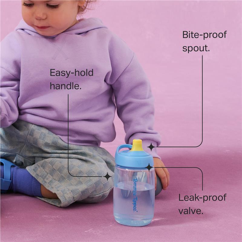 Tommee Tippee Active Spout Toddler Drink Bottle 12M+ 390ml Assorted Colours