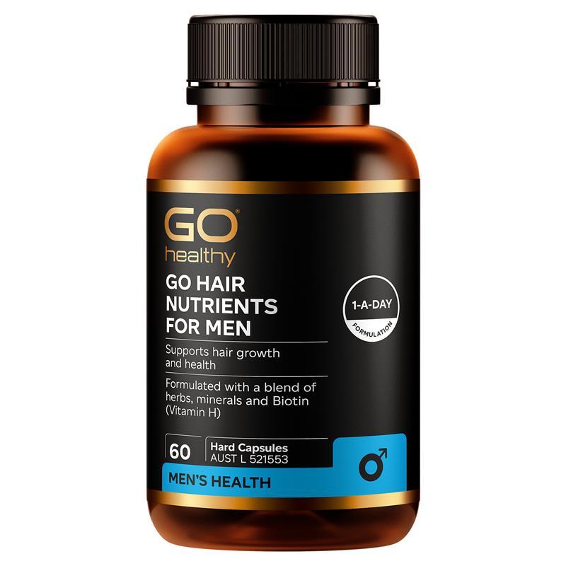 GO Healthy Hair Nutrients for Men 60 Capsules