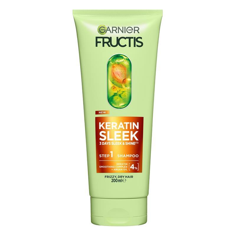 Garnier Fructis Keratin Sleek Shampoo 200ml