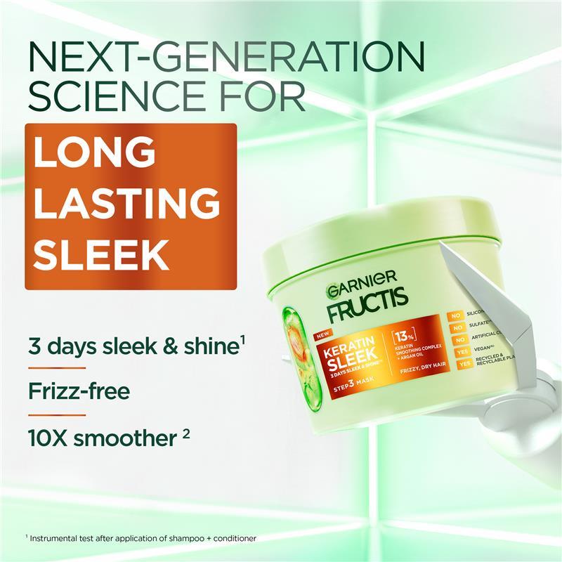 Garnier Fructis Keratin Sleek Hair Mask 370ml