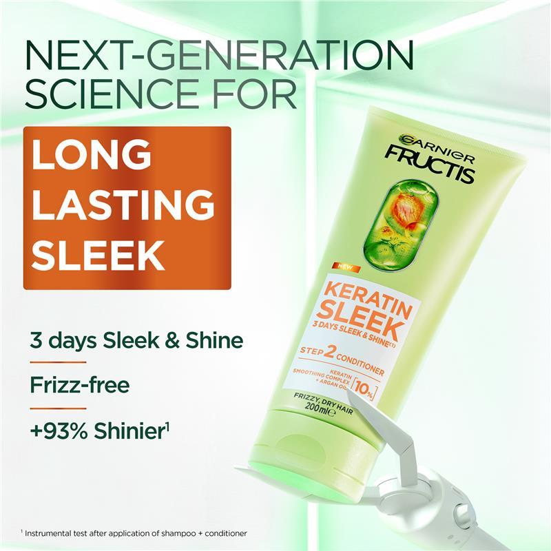 Garnier Fructis Keratin Sleek Conditioner 200ml