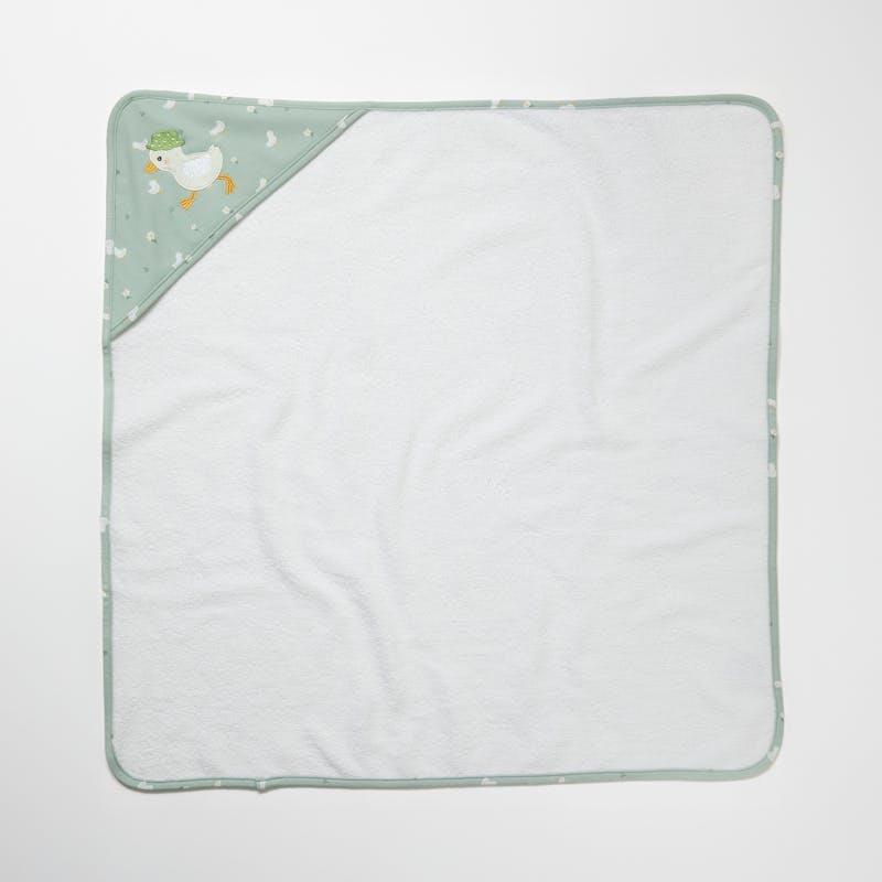 Living Textiles Organic Hooded Towel Goosey Goosey