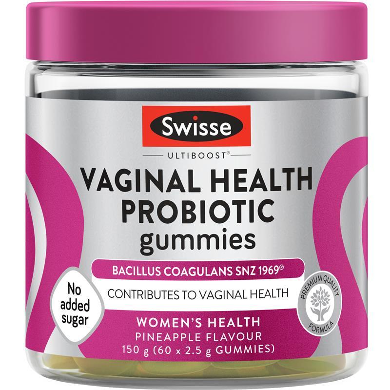Swisse Vaginal Health Probiotic Gummies 60 Pack