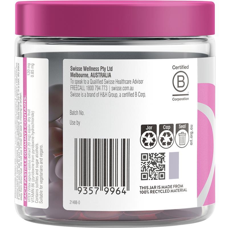Swisse Ultiboost PMS Relief Gummies 60 Pack