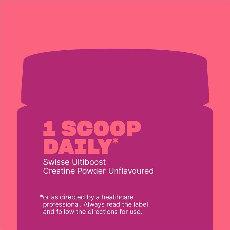 Swisse Ultiboost Creatine Powder Unflavoured 300g