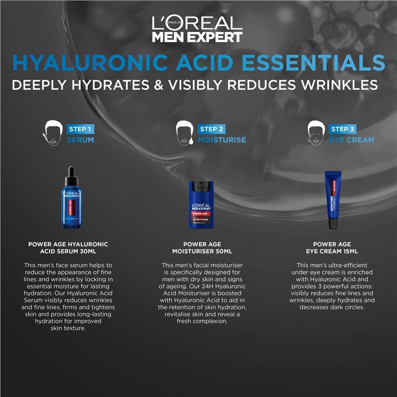L'Oreal Men Expert Power Age Hyaluronic Acid Essentials Gift Set
