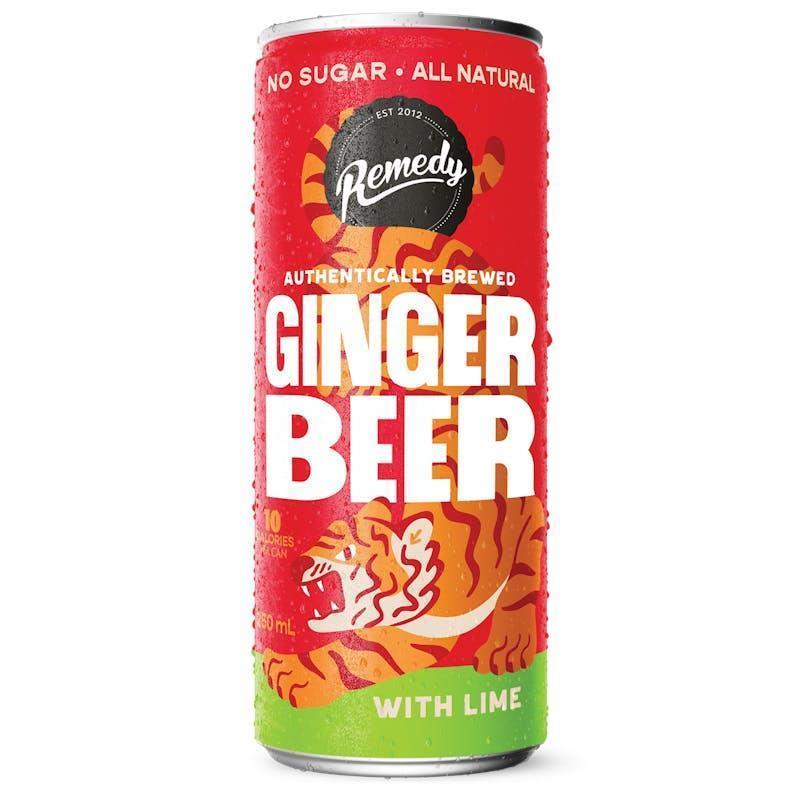Remedy Ginger Beer With Lime 24 x 250ml
