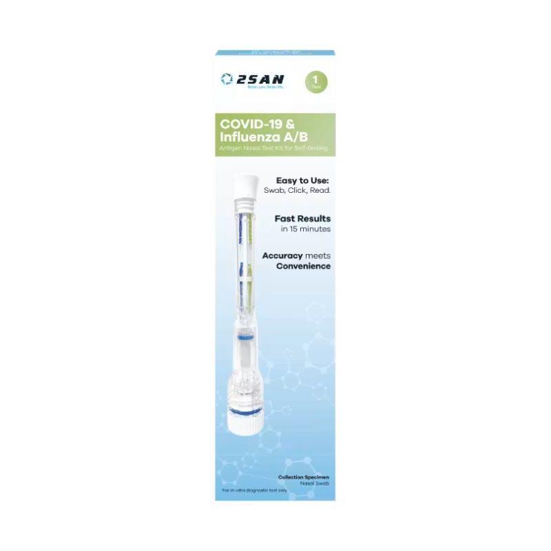 2San Covid-19 & Influenza A/B Pen Test 5 Pack