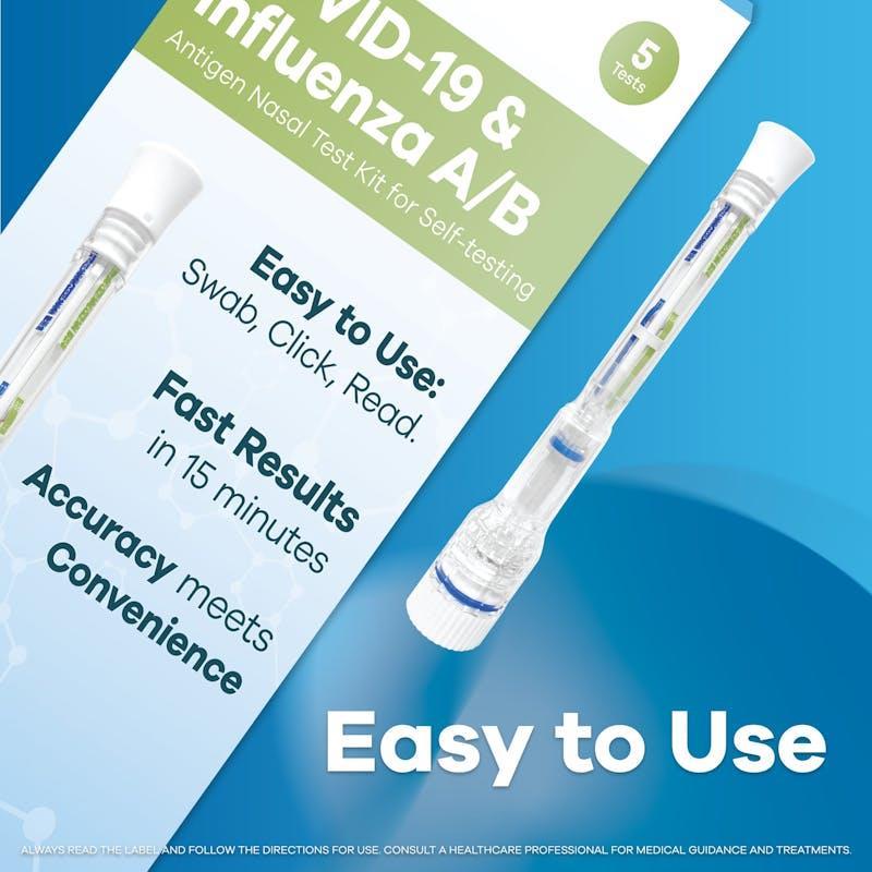 2San Covid-19 & Influenza A/B Pen Test 5 Pack