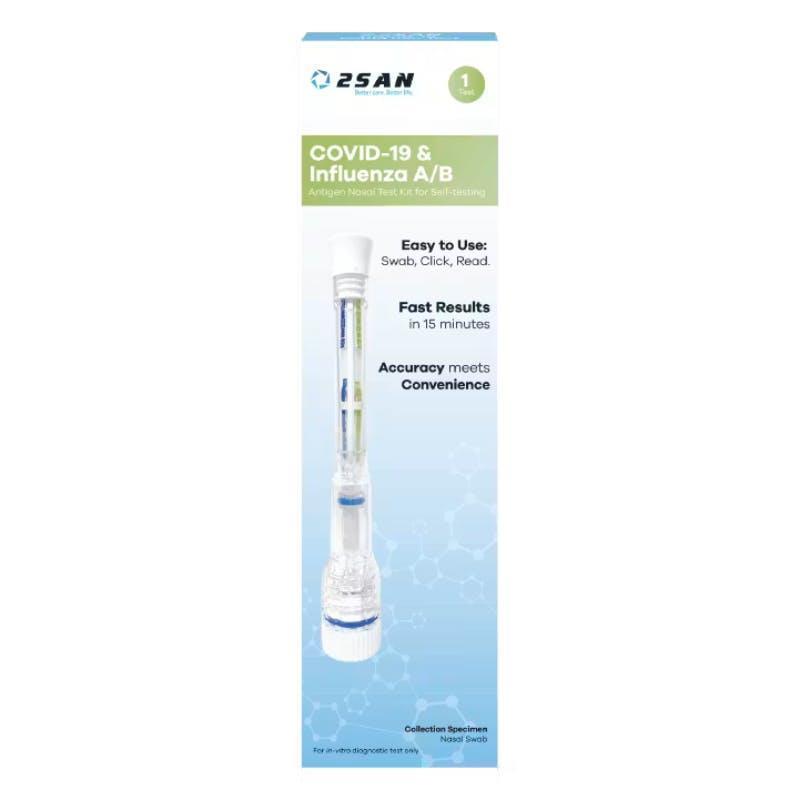 2San Pen COVID-19 & Flu A/B Rapid Antigen Test 1 Pack