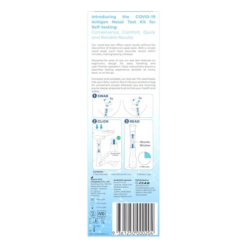 2San Pen COVID-19 Rapid Antigen Test 2 Pack