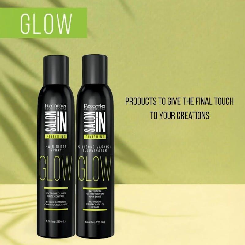 Recamier Professional Salon In Finishing Glow Hair Silicone Varnish Illuminator 250ml