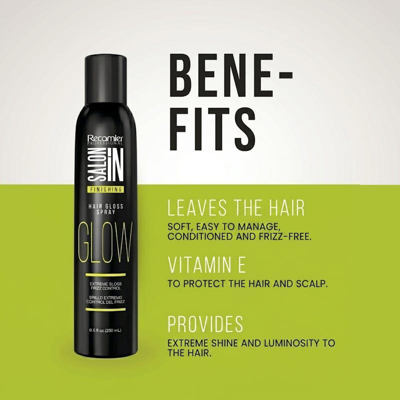 Recamier Professional Salon in - Finishing Hair Gloss Spray Glow 280ml