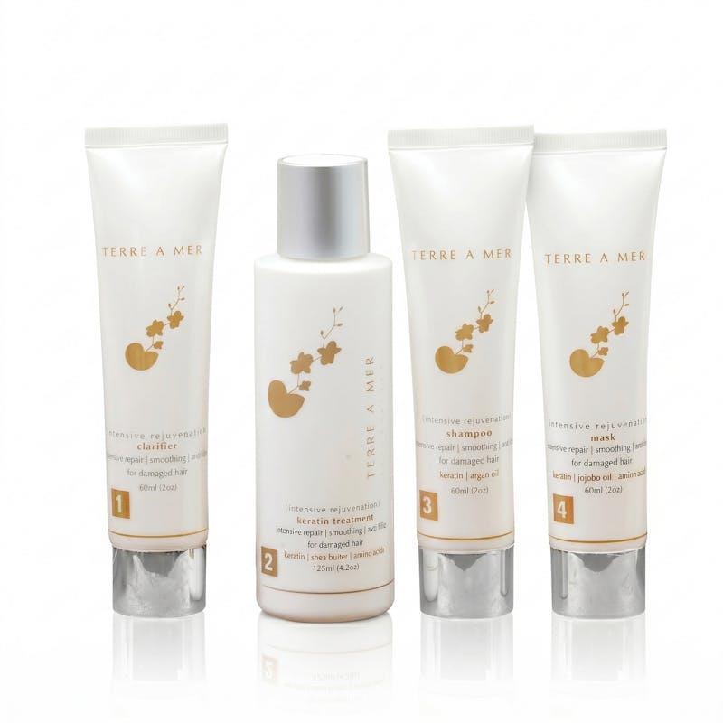 Terre A Mer Premium Keratin Hair Straightening Starter Treatment Kit Brazilian DIY One Size