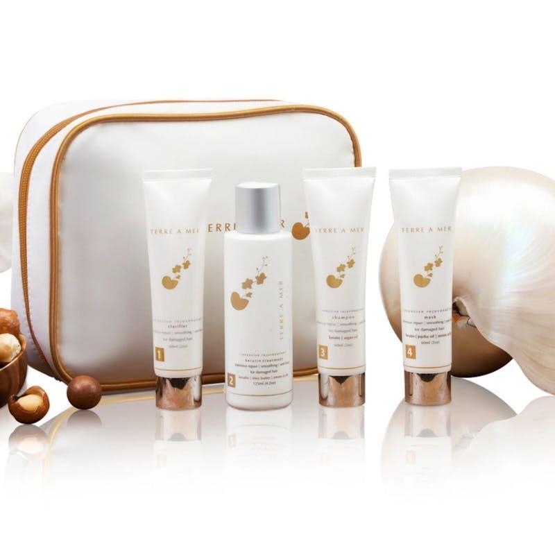 Terre A Mer Premium Keratin Hair Straightening Starter Treatment Kit Brazilian DIY One Size