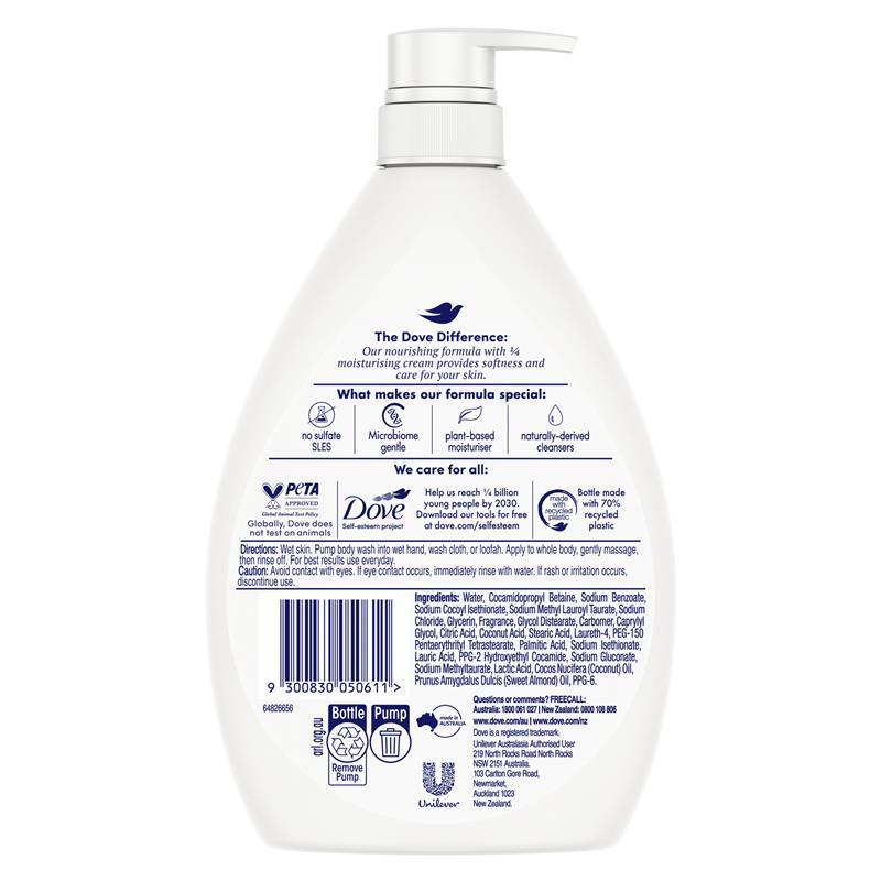 Dove Essential Care Gentle Pamper Body Wash 1 Litre
