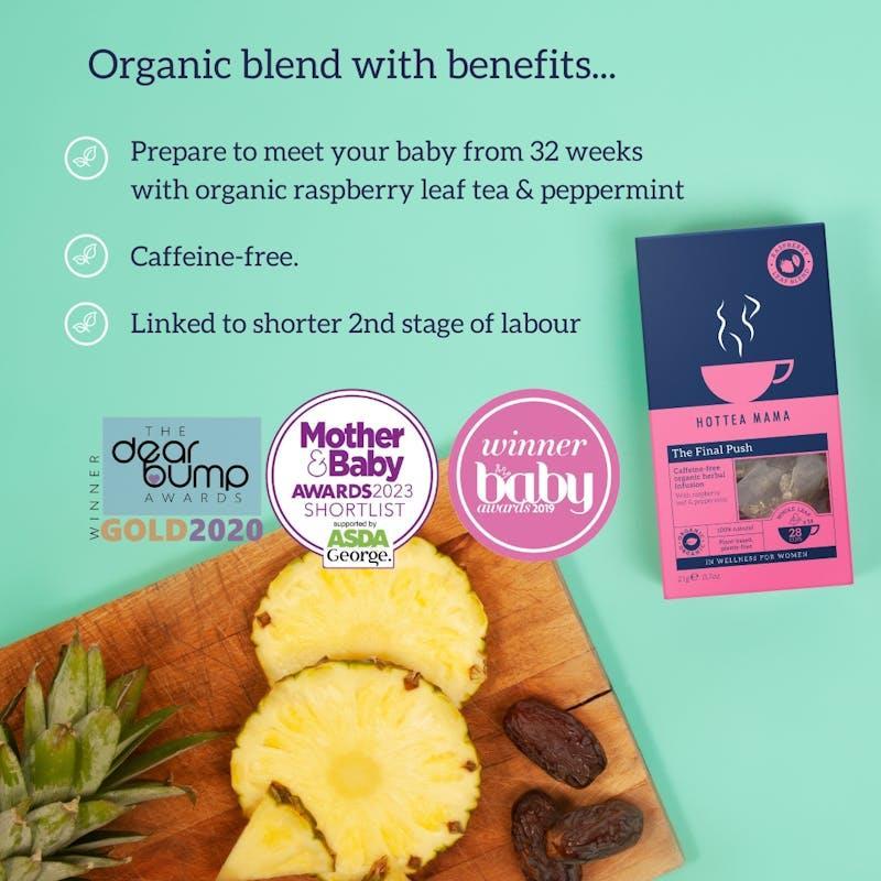 HOTTEA MAMA Labour Comb and Raspberry Leaf Tea Bundle