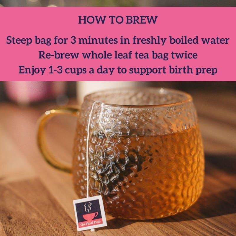 HOTTEA MAMA Labour Comb and Raspberry Leaf Tea Bundle