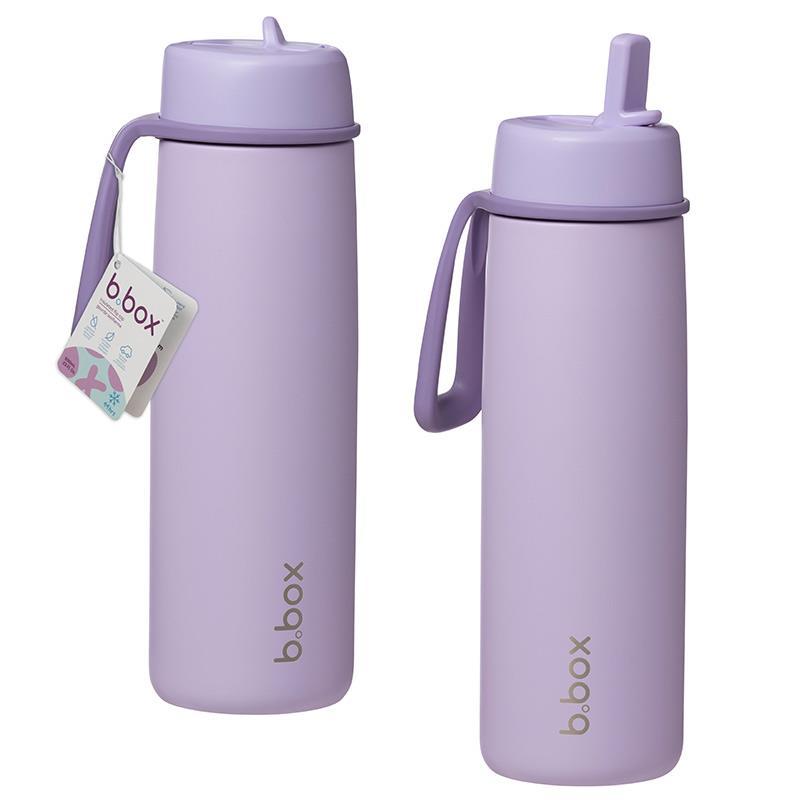 B.Box Insulated Flip Top Bottle Lilac Love 690ml