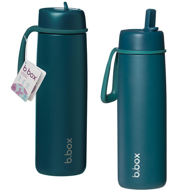 B.Box Insulated Flip Top Bottle Sea Glass 690ml