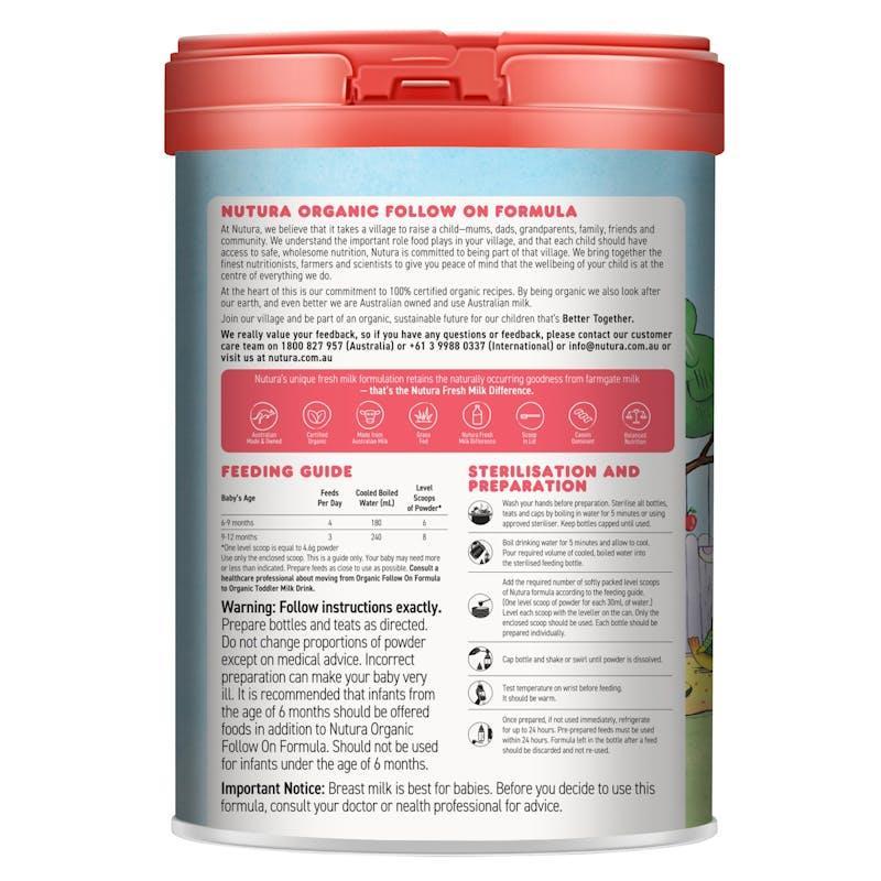 Nutura Organic Stage 3 Toddler Milk Drink 800g