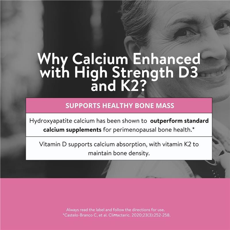 Ethical Nutrients Calcium +D3&K2 120 Tablets