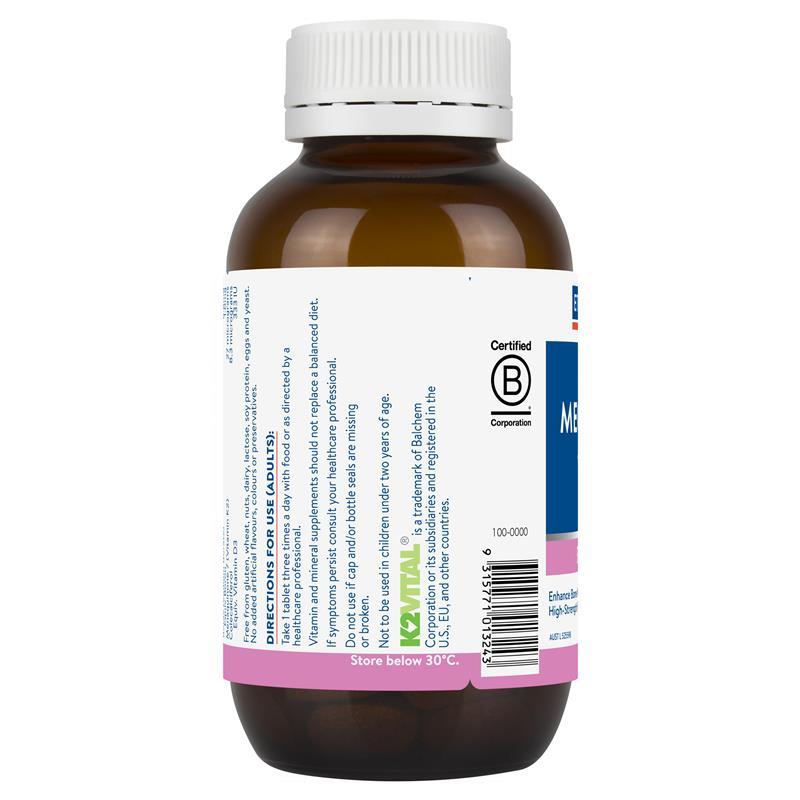 Ethical Nutrients Calcium +D3&K2 120 Tablets