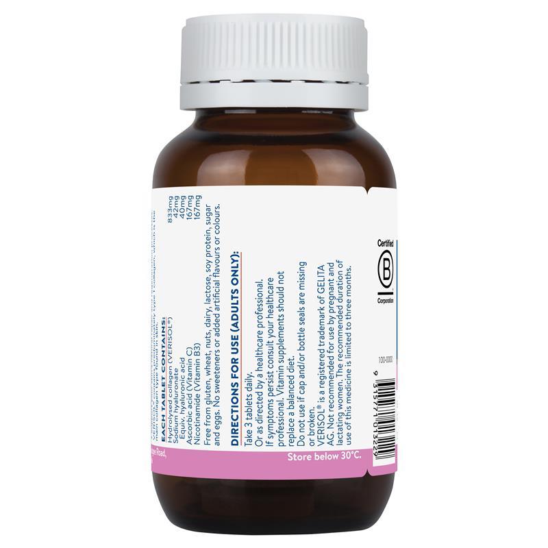Ethical Nutrients Collagen Hyaluronic Acid Repair & Hydrate 60 Tablets
